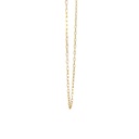 Elongated Trace Necklace 55cm In 9K Yellow Gold
