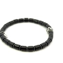 Agate Bead Bracelet On Elastic