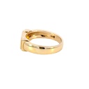 Narrow Doublet Opal Ring in 14ct