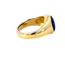 Black Opal and Diamond Ring