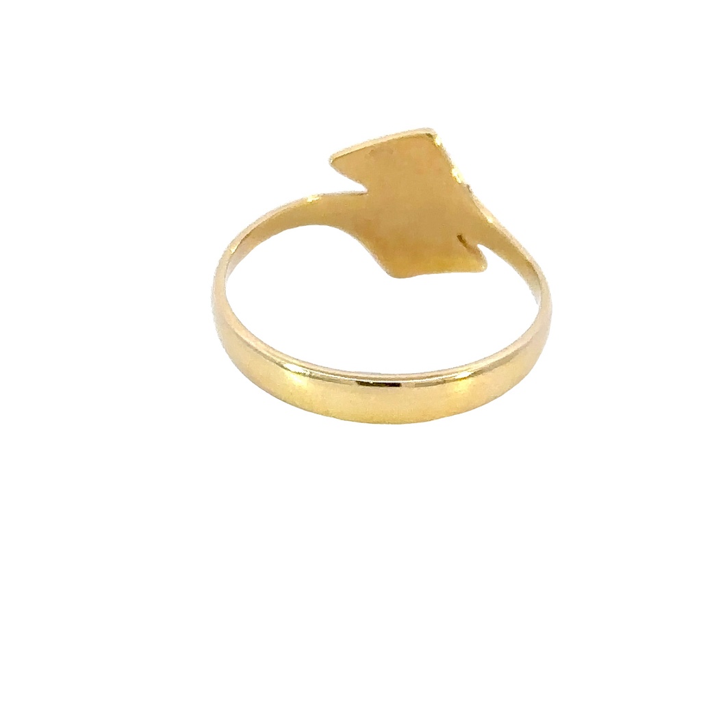 18ct Yellow Gold Ring with Crystal Opals