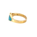 Opal and Diamond Gold Ring