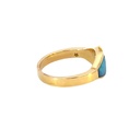 Opal and Diamond Gold Ring