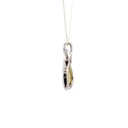 Genuine White Opal Pendant In Sterling Silver
