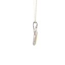 Genuine White Opal Pendant In Sterling Silver