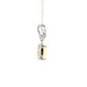 Elegant White Opal Pendant Necklace In Sterling