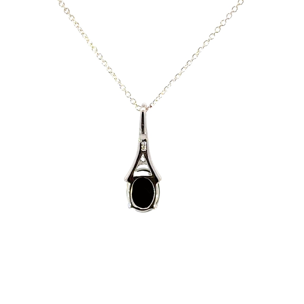 Exquisite Green & White Triplet Opal Cubic Pendant