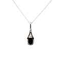 Exquisite Green & White Triplet Opal Cubic Pendant
