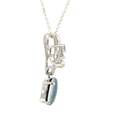 Elegant Emerald Green Opal With Sparkling Cubic Accent