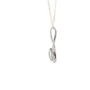 Enchanting Teardrop Blue Opal Pendant, A Touch of Elegance