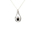 Enchanting Teardrop Blue Opal Pendant, A Touch of Elegance