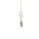 Enchanting Teardrop Blue Opal Pendant, A Touch of Elegance