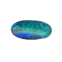 Captivating Azure & Emerald Opal Gemstone