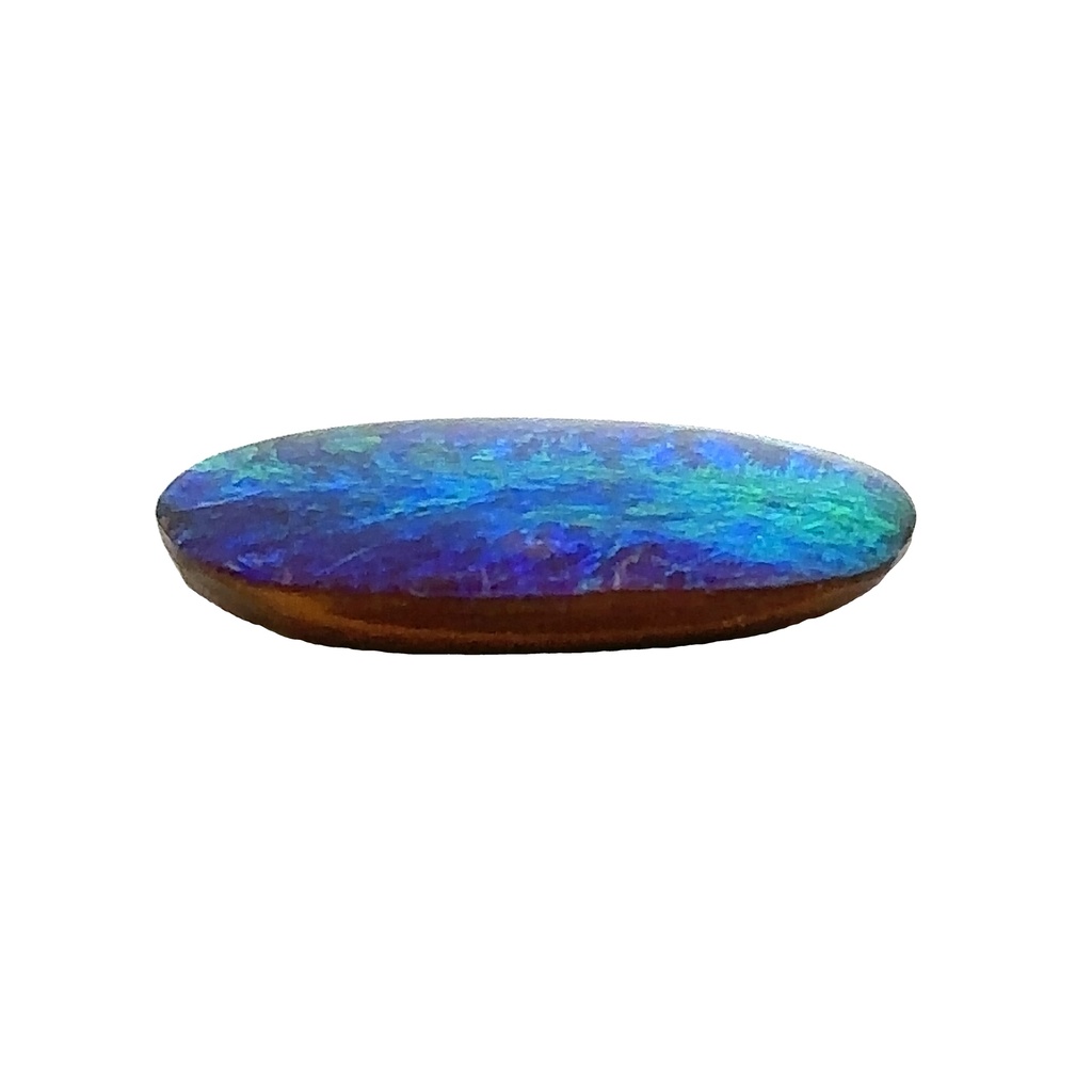 Captivating Azure & Emerald Opal Gemstone