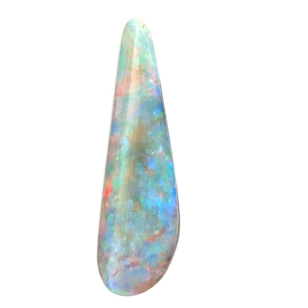 Captivating Coral & Bright Blue Opal Gemstone 9.06 Carats