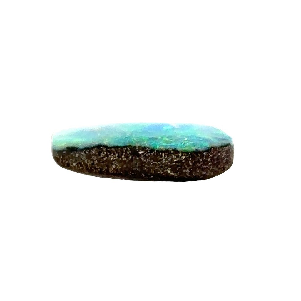Radiant White & Azure Opal Gemstone 9.63 Carat