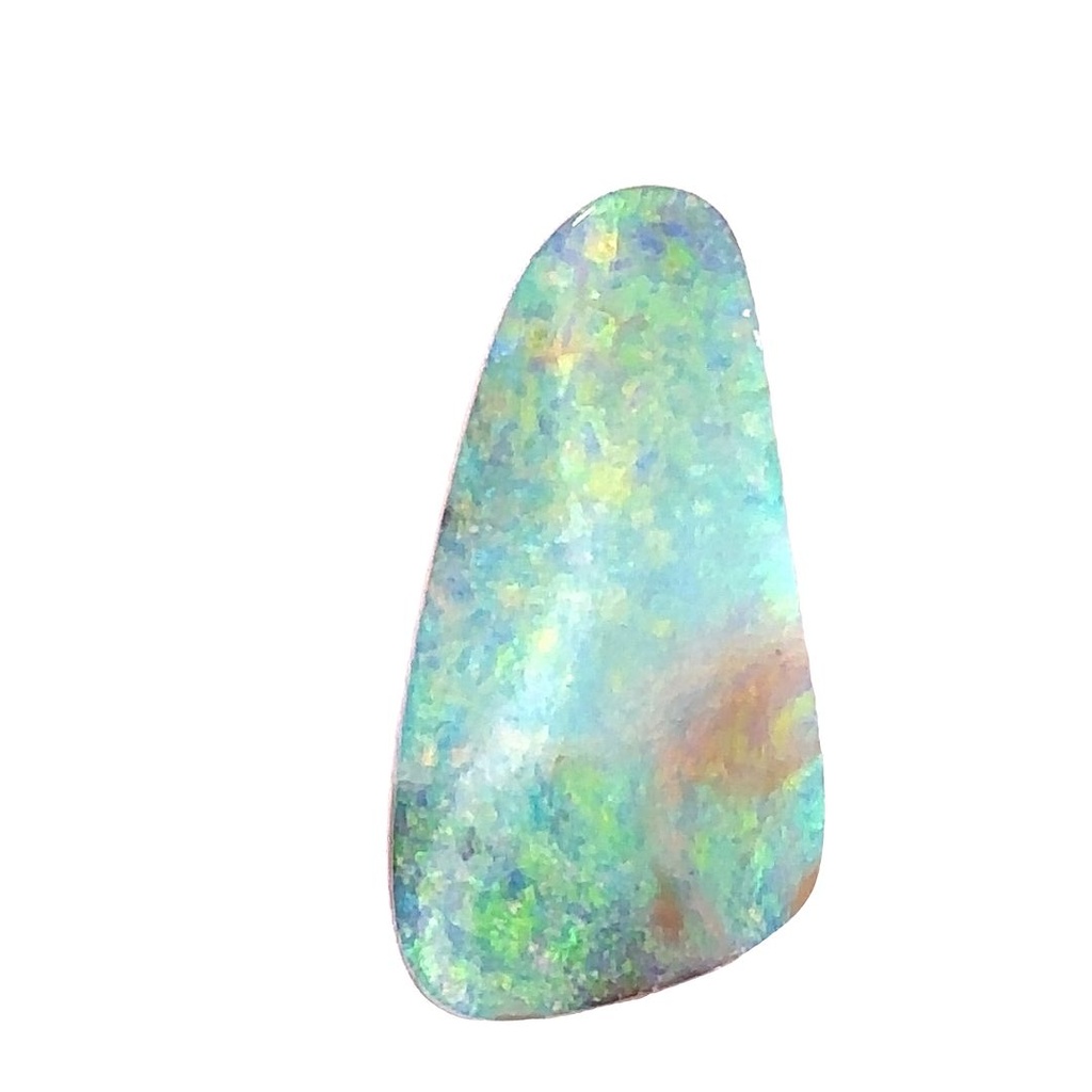 Exquisite Glittering Aqua Opal Gemstone 14.21 Carat