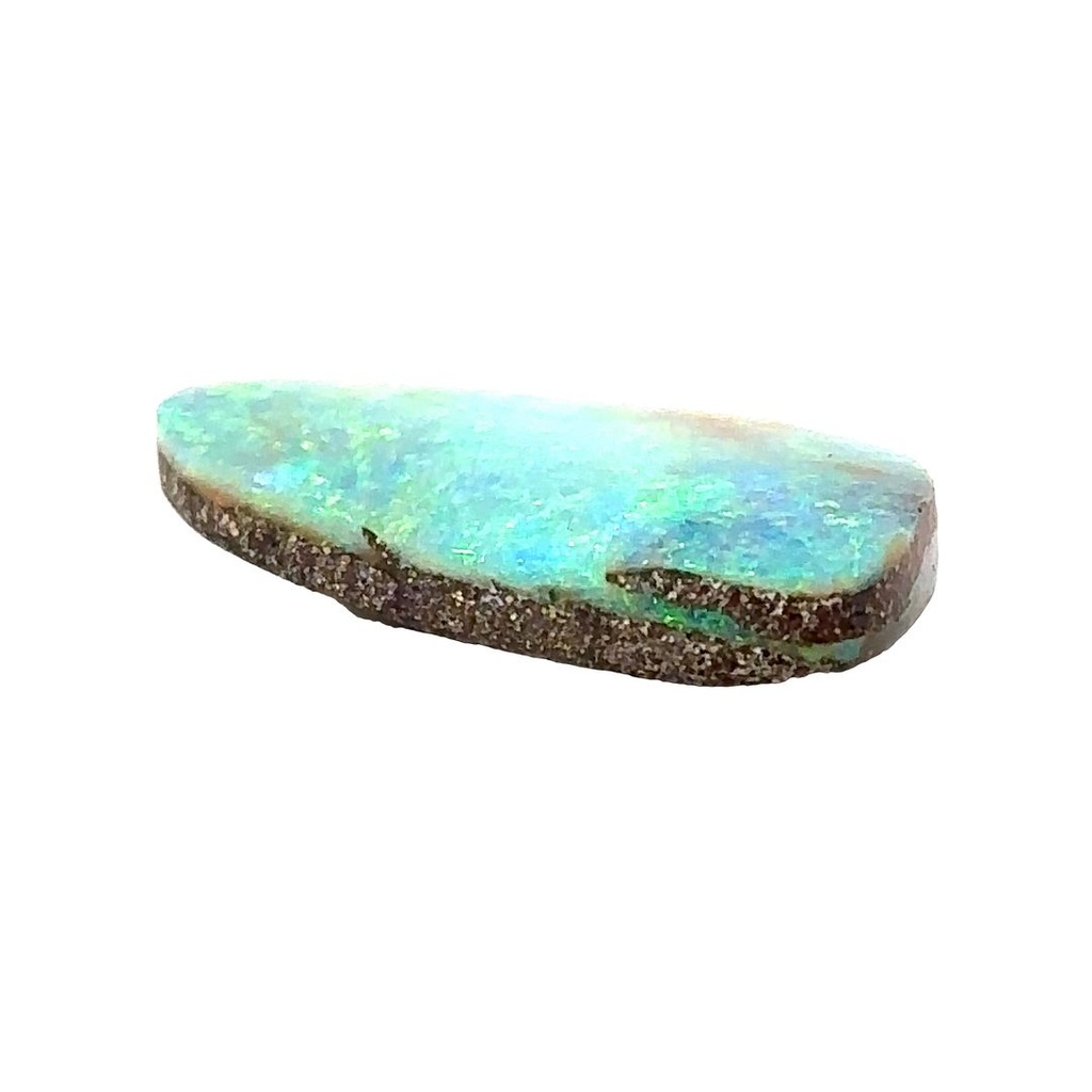 Exquisite Glittering Aqua Opal Gemstone 14.21 Carat