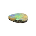 Elegant White Opal Teardrop Gemstone 7.94 Carat