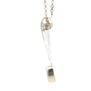 Elegant Sterling Silver with Captivating Blue Opal Pendant