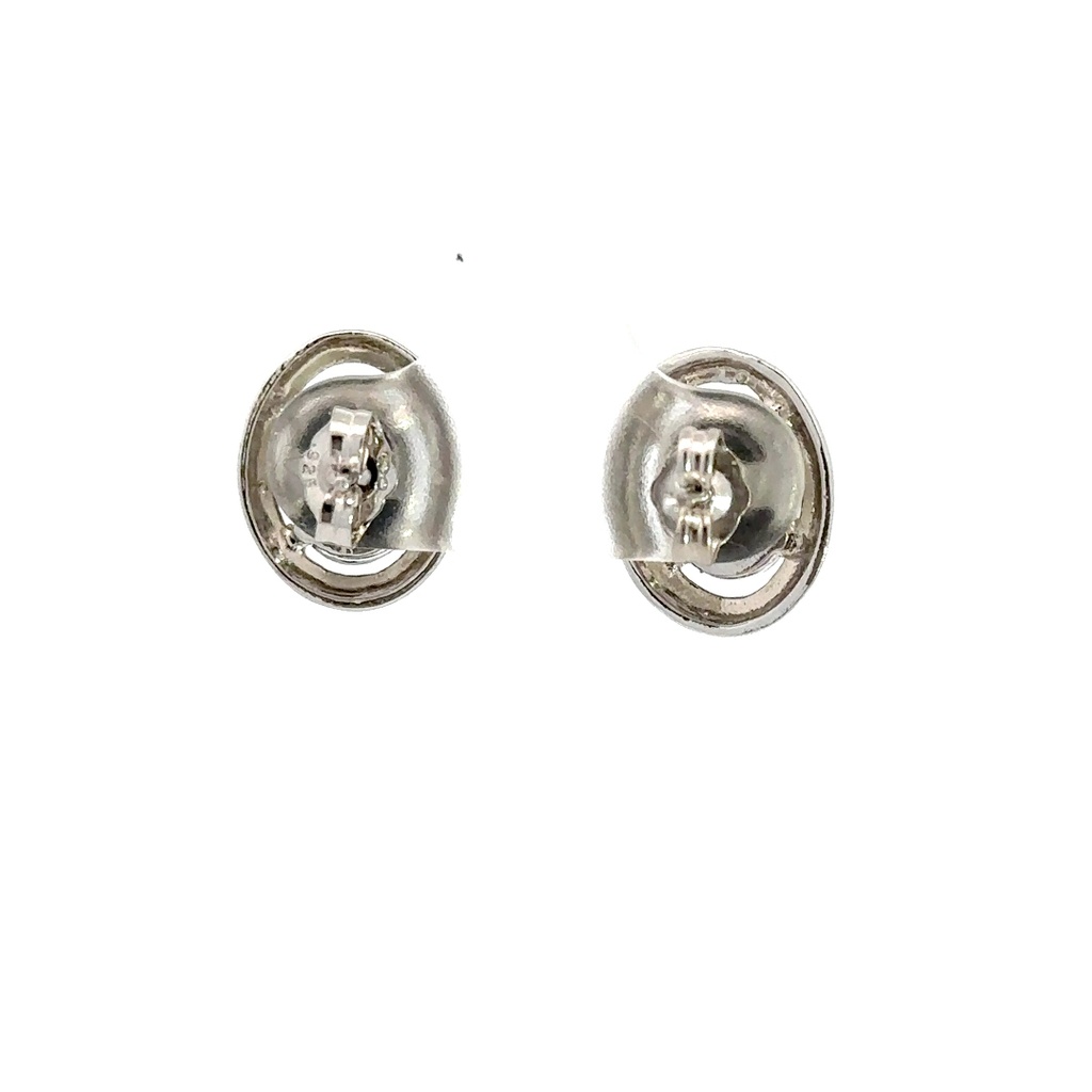 Sterling Silver Bezel Triplet Opal Earrings (copy)