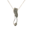 Silver Flute Shaped Pendant Featuring A Solid Aussie Opal (copy)