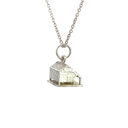Costal Hut Pendant In Sterling Silver