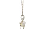 Adorable Piglet Pendant In Sterling Silver