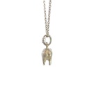 Adorable Piglet Pendant In Sterling Silver