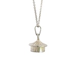 Goroka Hut Pendant In Sterling Silver