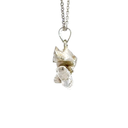 Tree Climbing Kangaroo Pendant In Sterling Silver