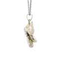 Tree Climbing Kangaroo Pendant In Sterling Silver