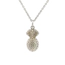 Elegant Sterling Silver Pineapple Pendant