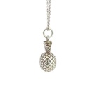 Elegant Sterling Silver Pineapple Pendant