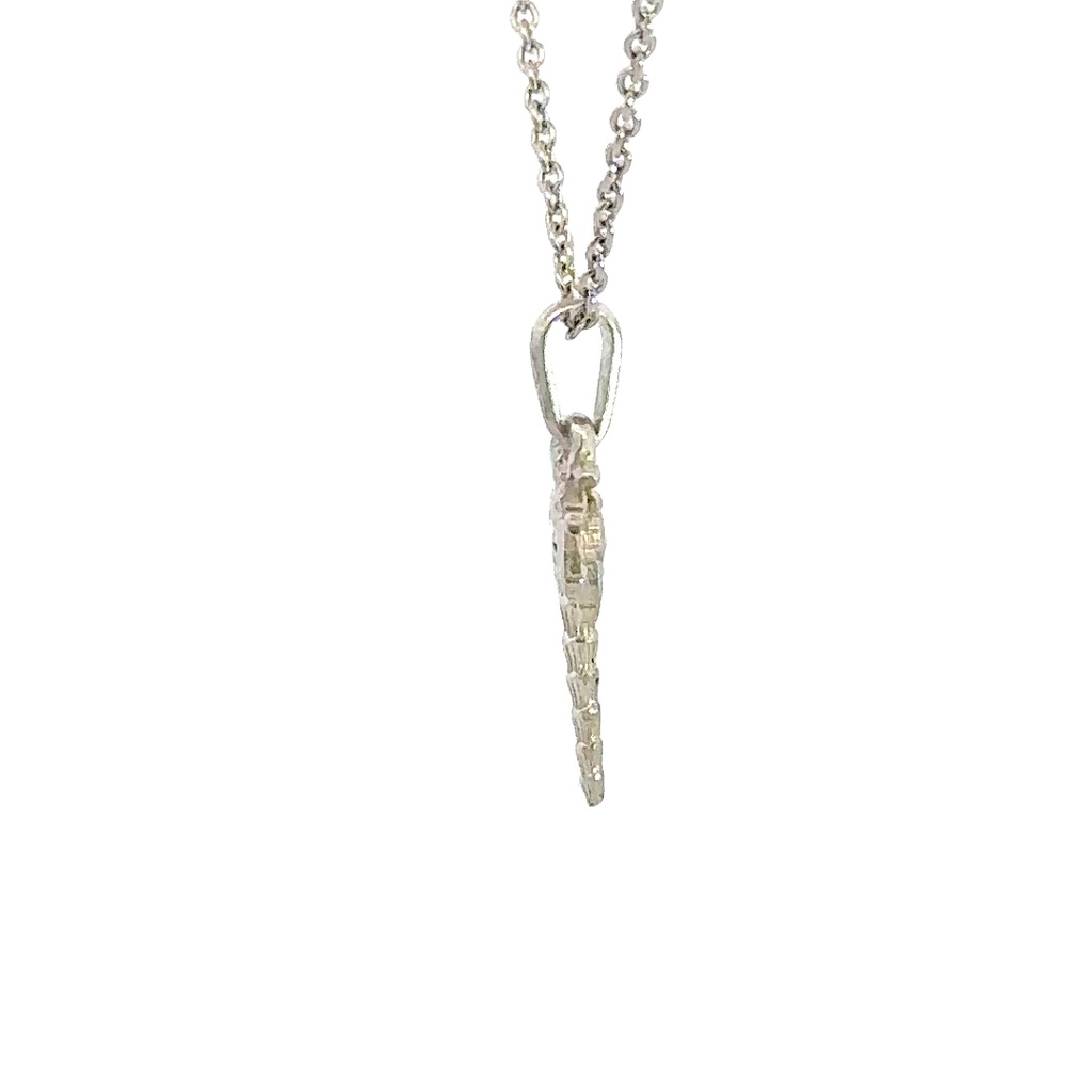 Elegant Sterling Silver Palm Tree Pendant