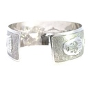 Stunning Sterling Silver Doublet Opal Bracelet