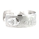 Stunning Sterling Silver Doublet Opal Bracelet