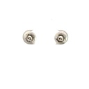 Sterling Silver Bezel Triplet Opal Earrings