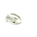 Opal Ring, Reminiscent Of An Island Shoreline In Silver
