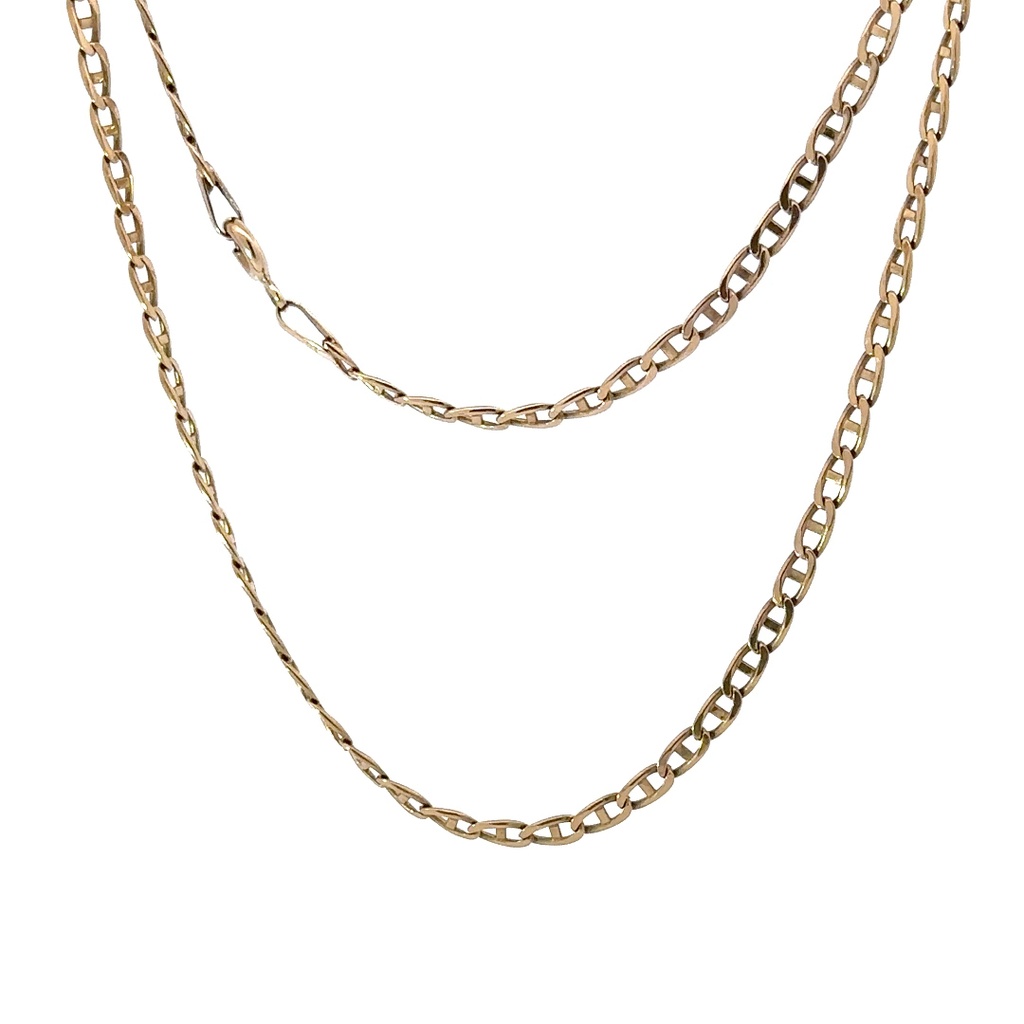 9ct Yellow Gold 48cm Marine Link Chain