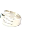 Silver Opal Ring With Multi Colours