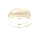 Organic Shaped Opal Set In A Wide Sterling Silver Band