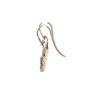 String Bilum Earrings In Sterling Silver