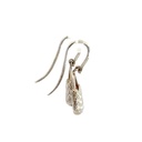 String Bilum Earrings In Sterling Silver