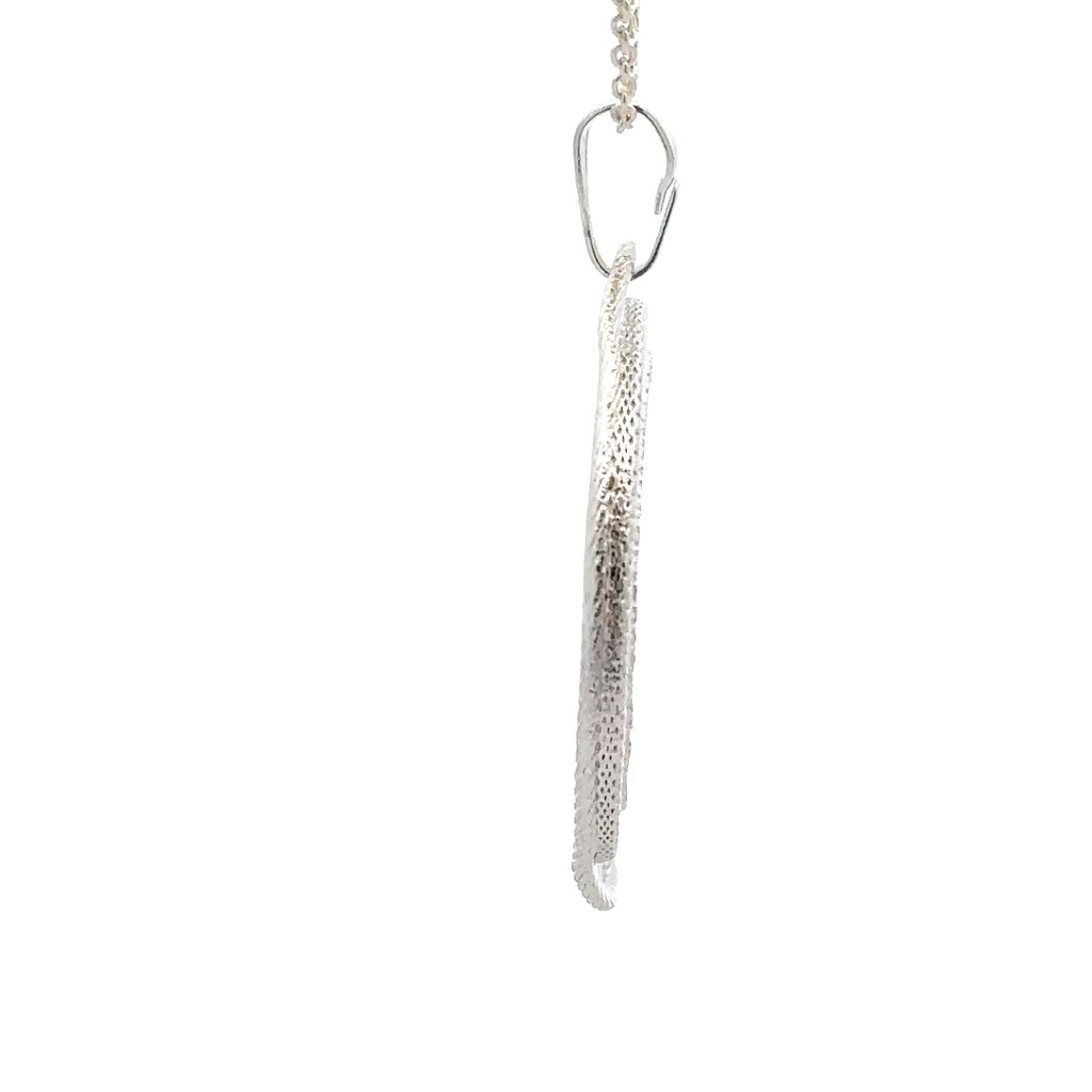 New Guinea Threads: A Silver Woven Pendant