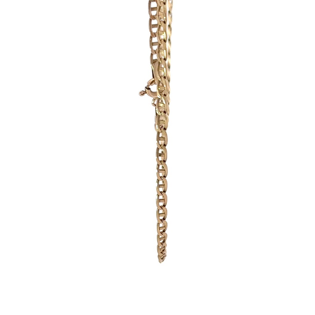 9ct Yellow Gold 48cm Marine Link Chain