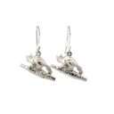 Sterling Silver Tree Kangaroo Earrings