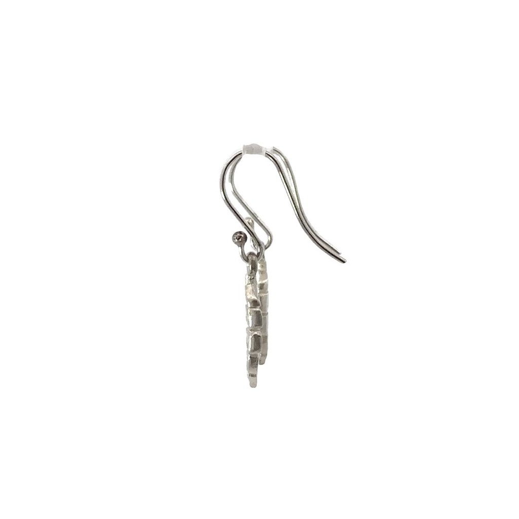 Small Sterling Silver Traveller Palm Earrings