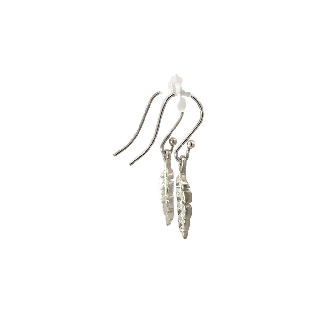Small Sterling Silver Traveller Palm Earrings