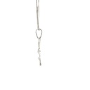 Medium Sterling Silver Banana Leaf Pendant